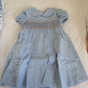NWT Alice Kathleen blue smocked Easter dress size 6